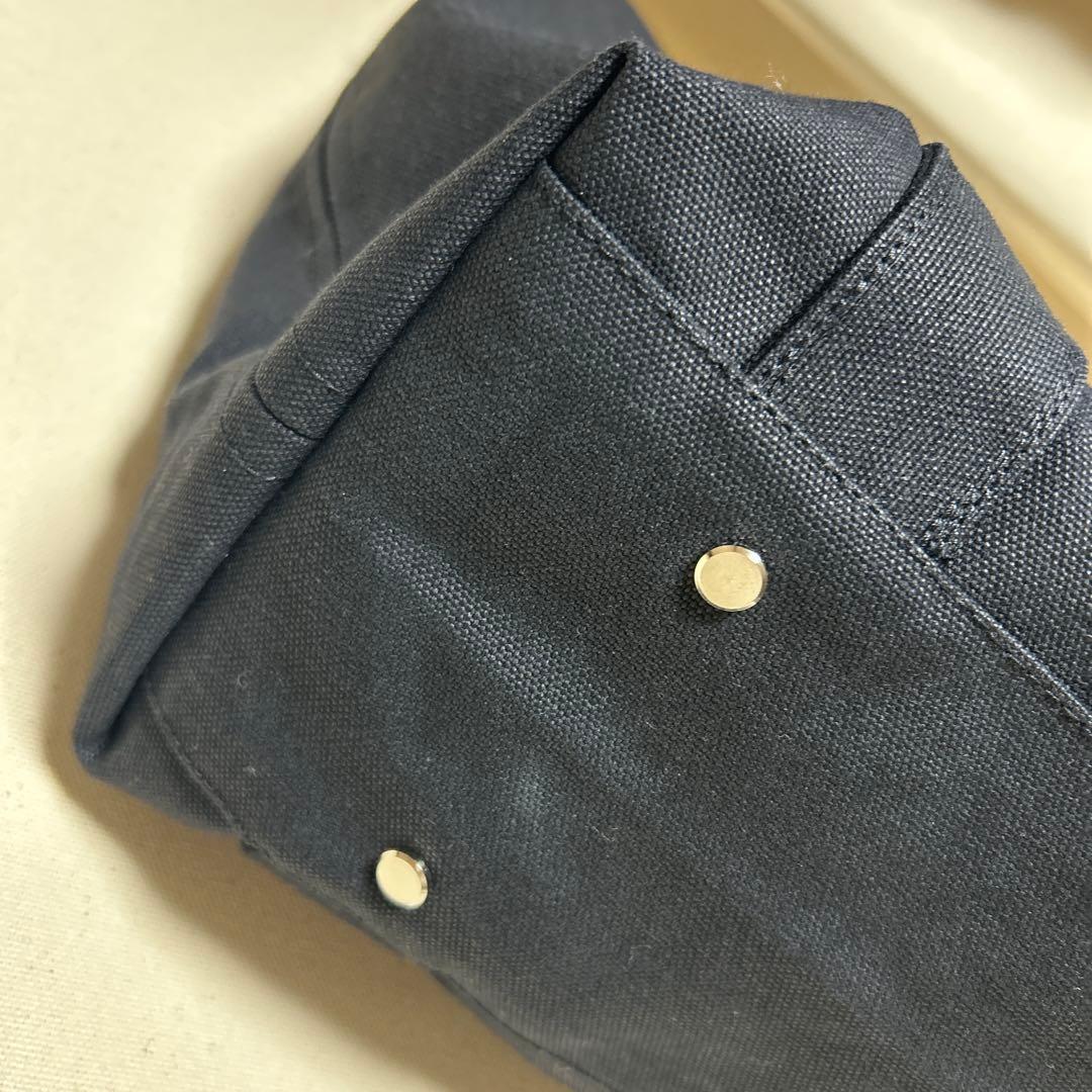 倉敷帆布黒 キャンバス トートバッグ