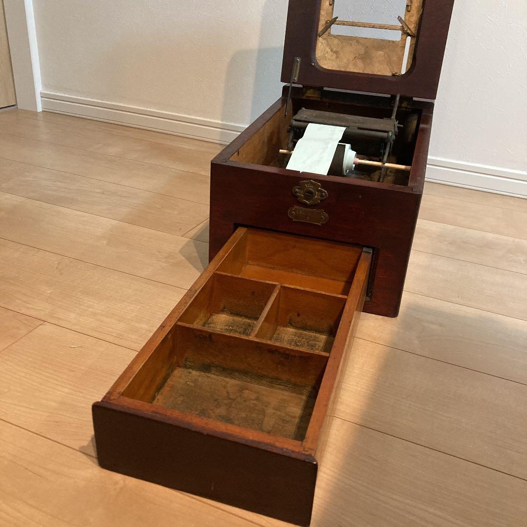 アンティーク　レジスター　木製