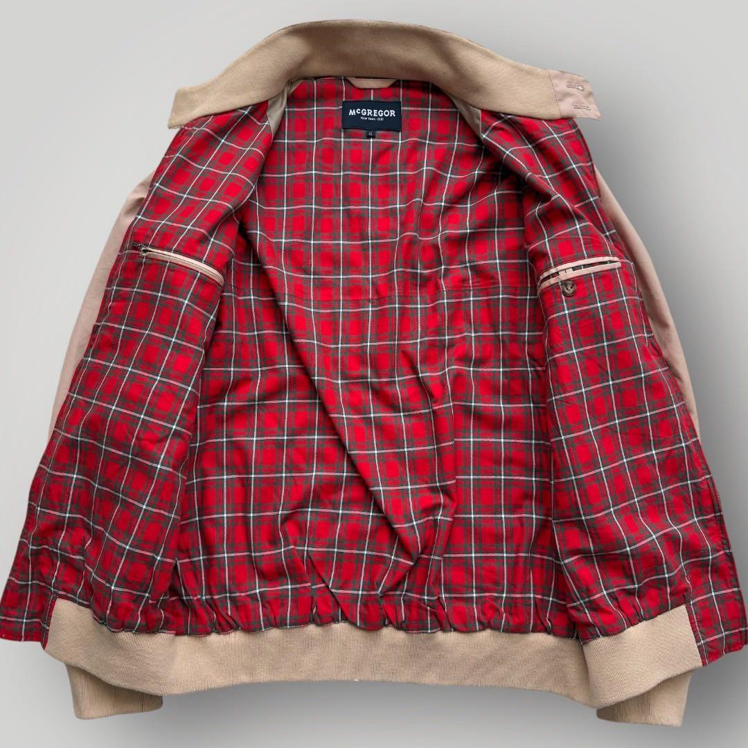 美品 McGREGOR ハリントンジャケット スイングトップ LL ベージュ