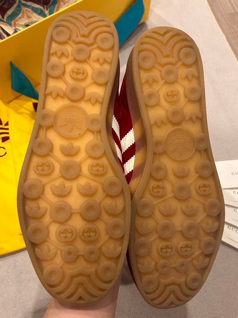 新品 GUCCI × adidas GAZELLE RED