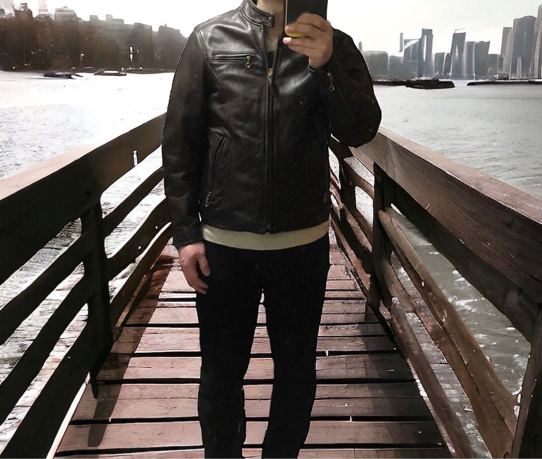 ネペンテス Provincetown Players ライダースジャケット 36