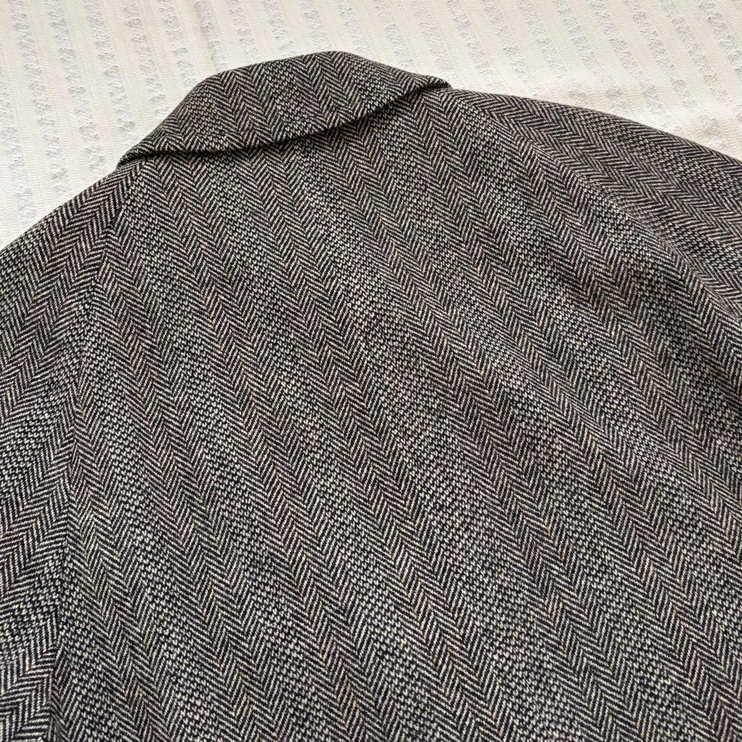 ⭐︎入手困難　バーバリー　ヘリンボーン　バルマカーンコート　カシミヤ　裏地総柄