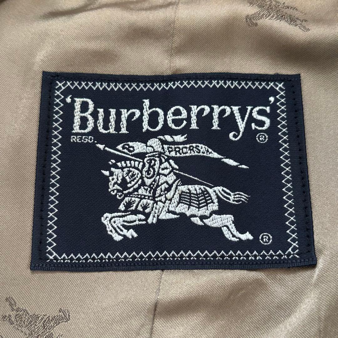 ⭐︎入手困難　バーバリー　ヘリンボーン　バルマカーンコート　カシミヤ　裏地総柄