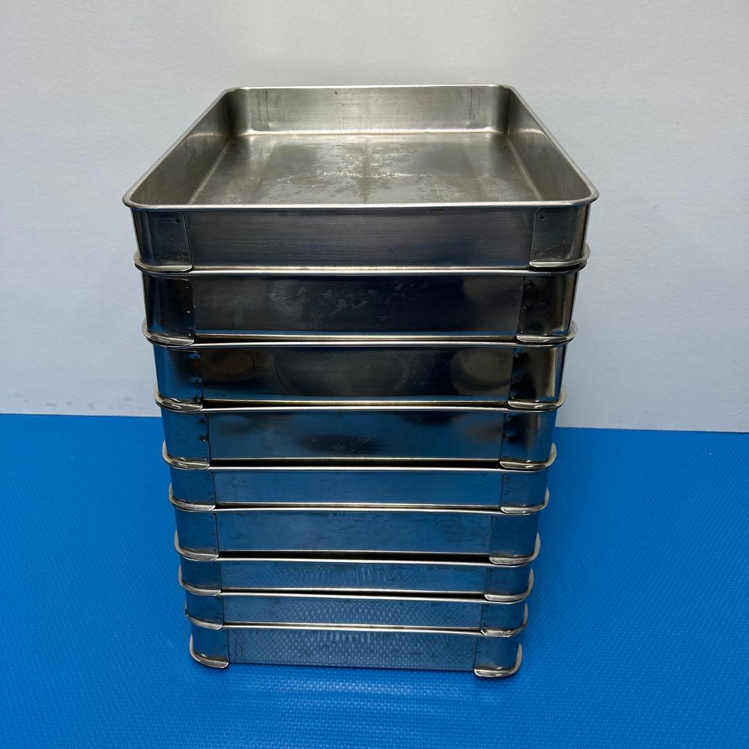 システムバット　餃子バット　大　9個セット　ステンレス　業務用