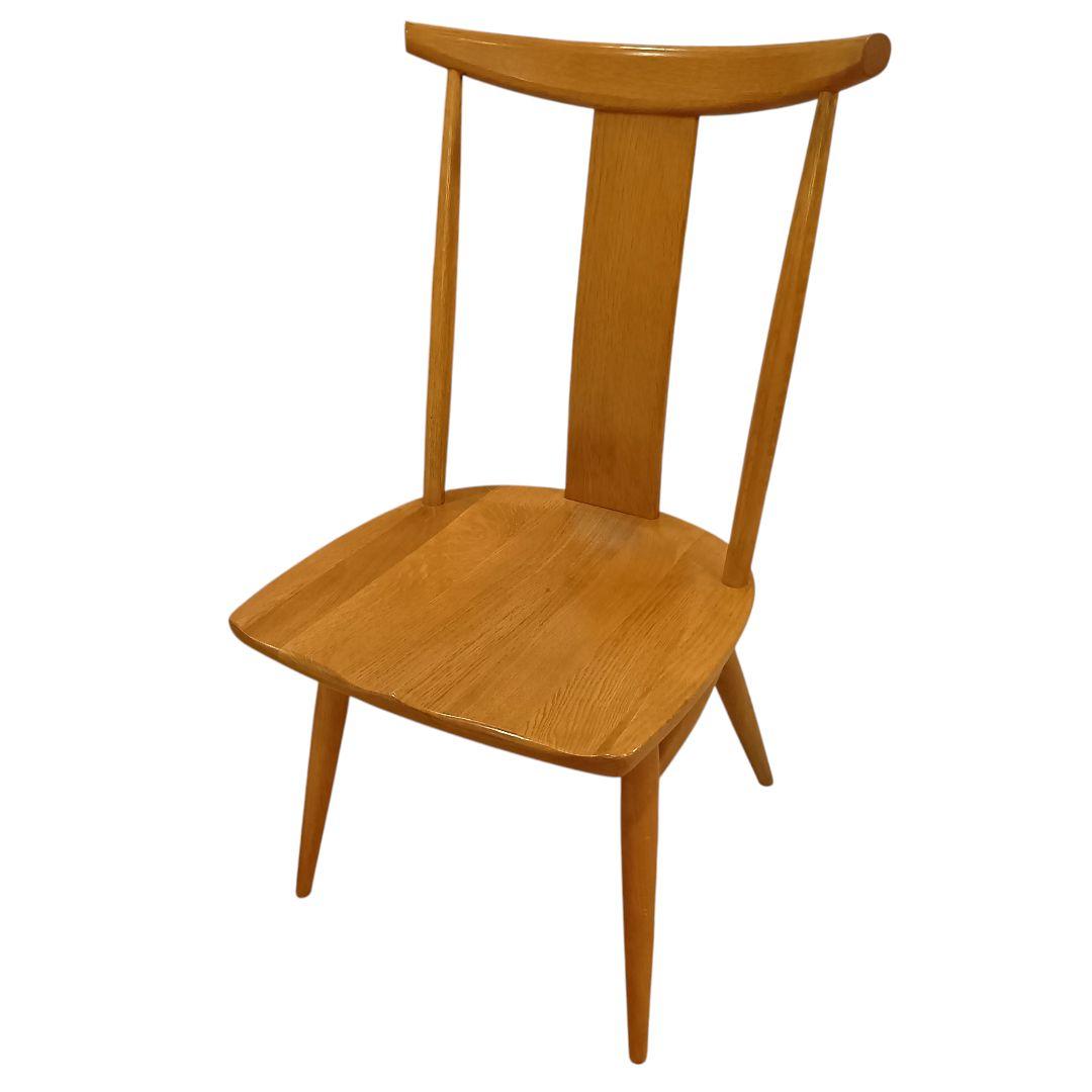 ふみ！！柏木工　KASHIWA カウホーンチェア　LC11 楢無垢材