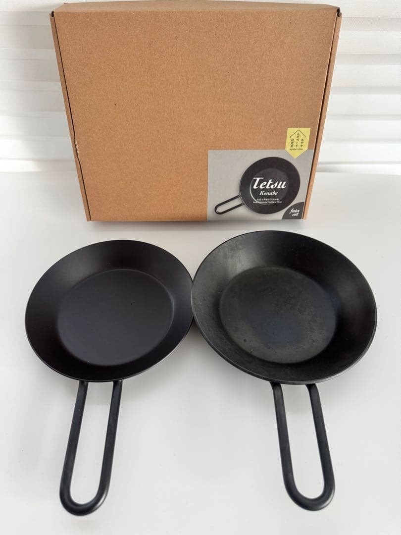Tetsu 鉄製フライパン konabe2個セット 直径約20cm