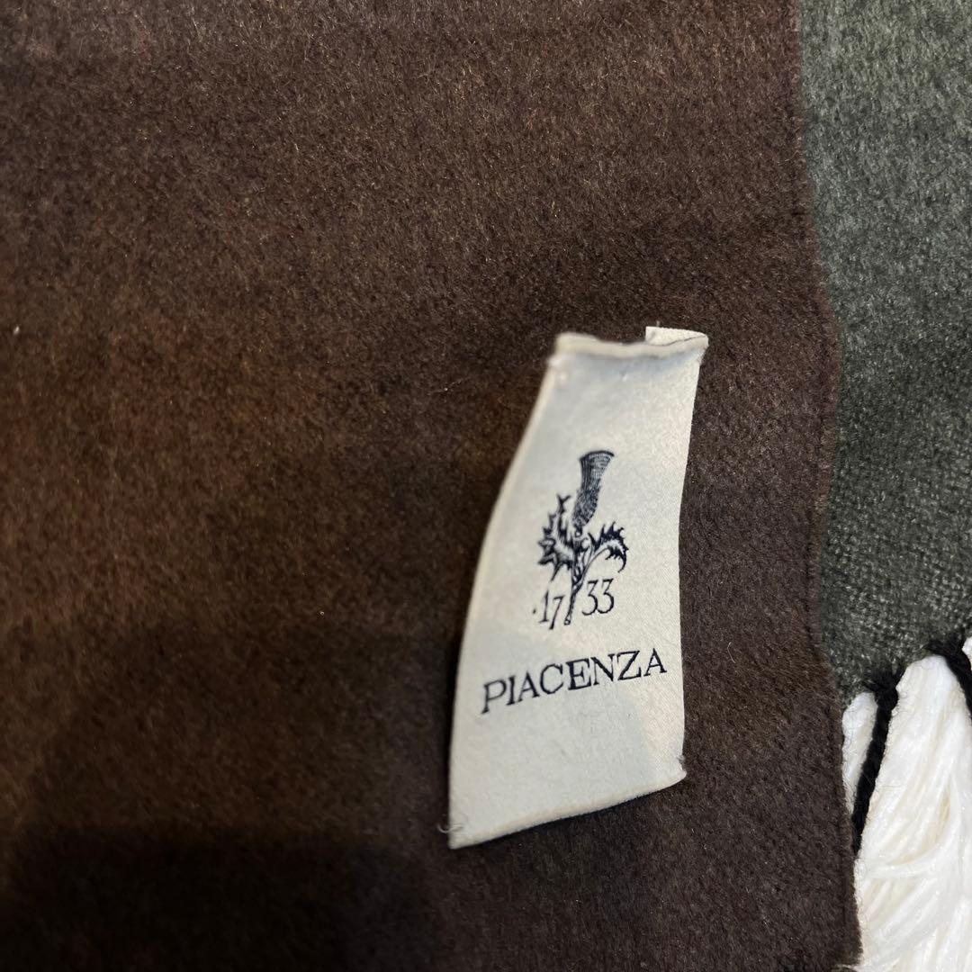 ピアツェンツァ カシミヤシルク リバーシブル マフラー イタリア製 国内正規品