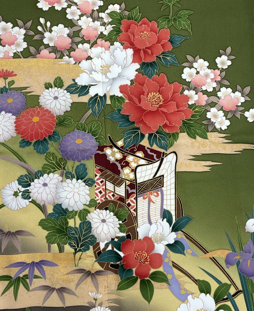 ◎mk-2023　美品　振袖　　　1-22