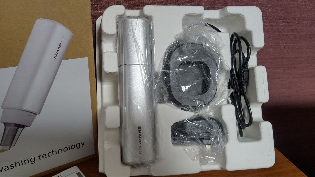 シャープ　超音波ウォッシャー　UW-X1-S　電池交換済　美品