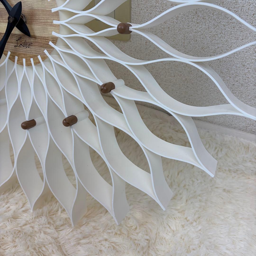 送料無料 Francfranc ルファール ホワイト 掛時計