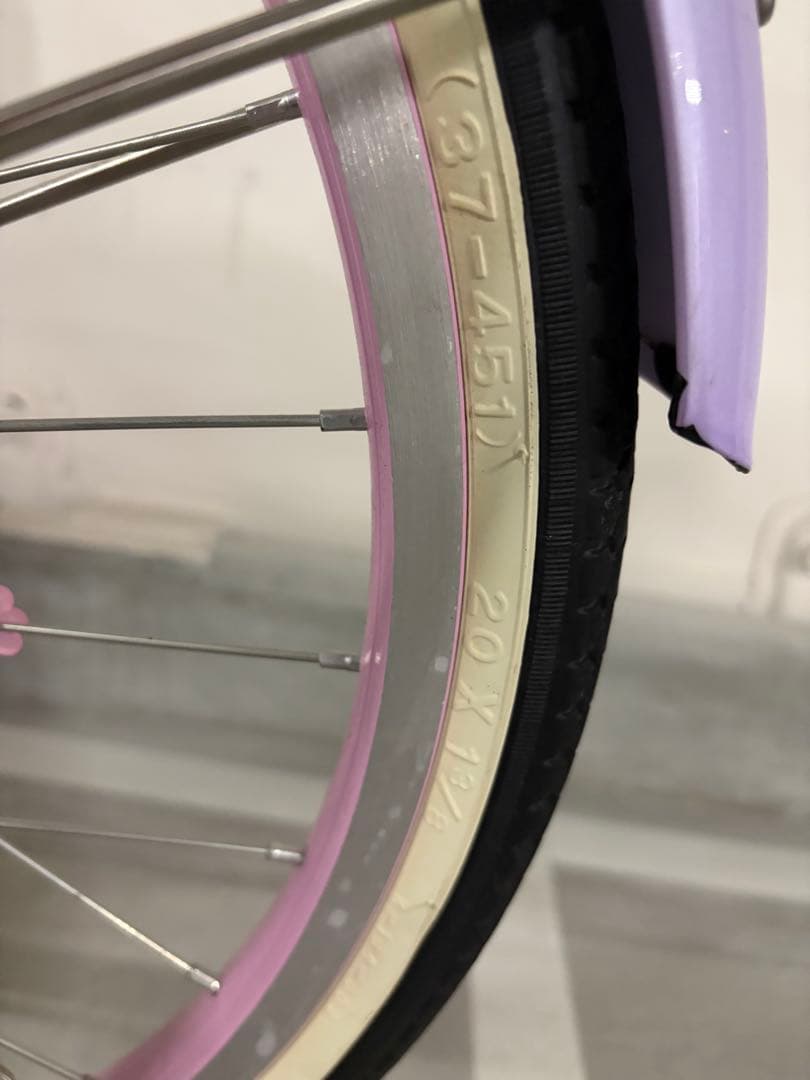 Mezzo Piano 子供用自転車 紫色　20インチ