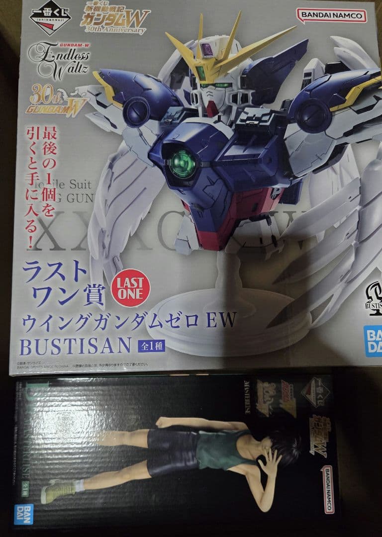 一番くじ 新機動戦記ガンダムW ラストワン賞 ウイングガンダムゼロEW、B賞他
