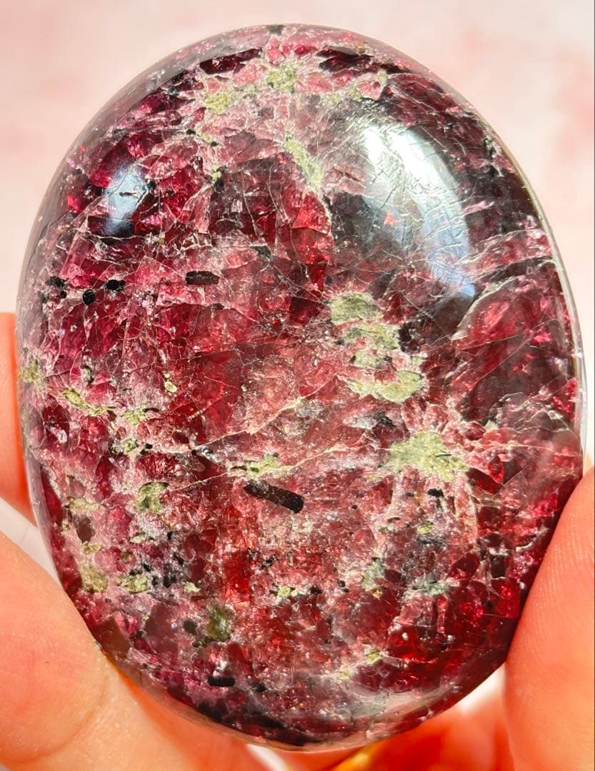 ガーネット　ハイグレード　パーム　綺麗すぎる　1月誕生日石