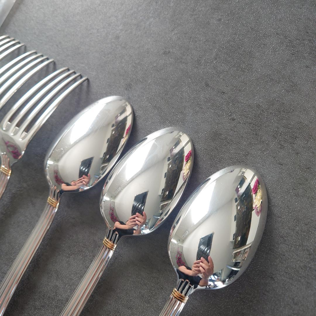 美品 クリストフル アリアゴールドリング デザートサイズ 未開封含む 9点