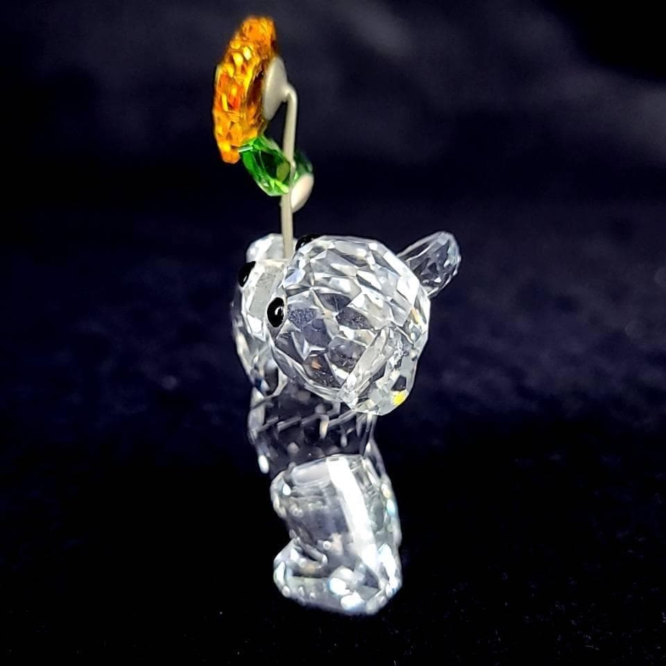 ●美品♪スワロフスキー　クリスベア　ひまわり　箱つき　842934 1