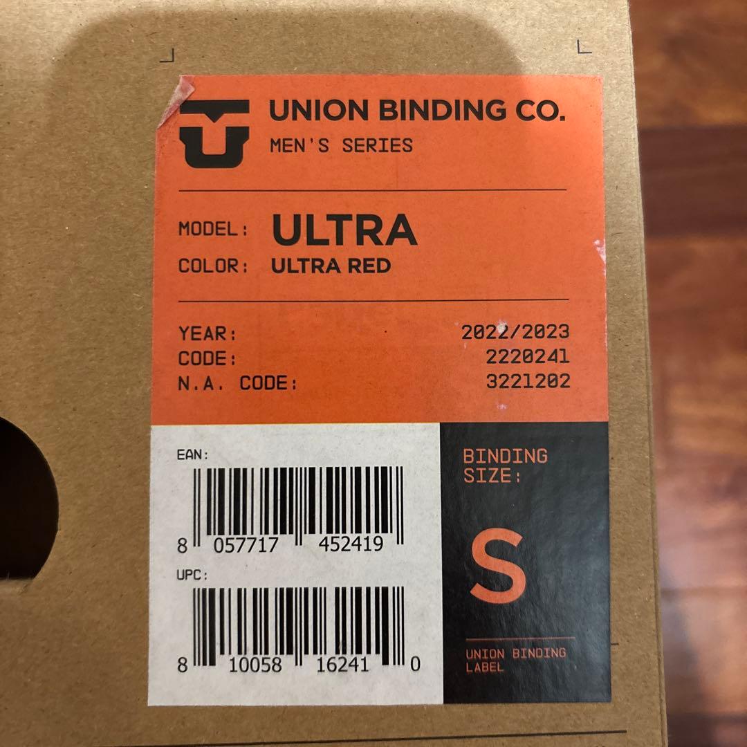 【UNION ULTRA】スノーボード バインディング メンズSサイズ