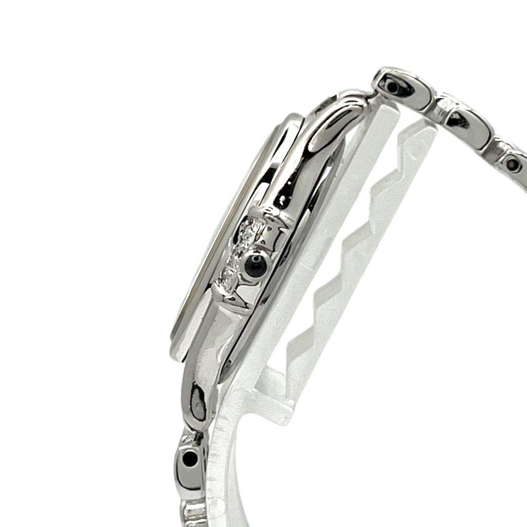 【稼動】セイコー エクセリーヌ 6Pダイヤ オーバル シェル 腕時計 1184