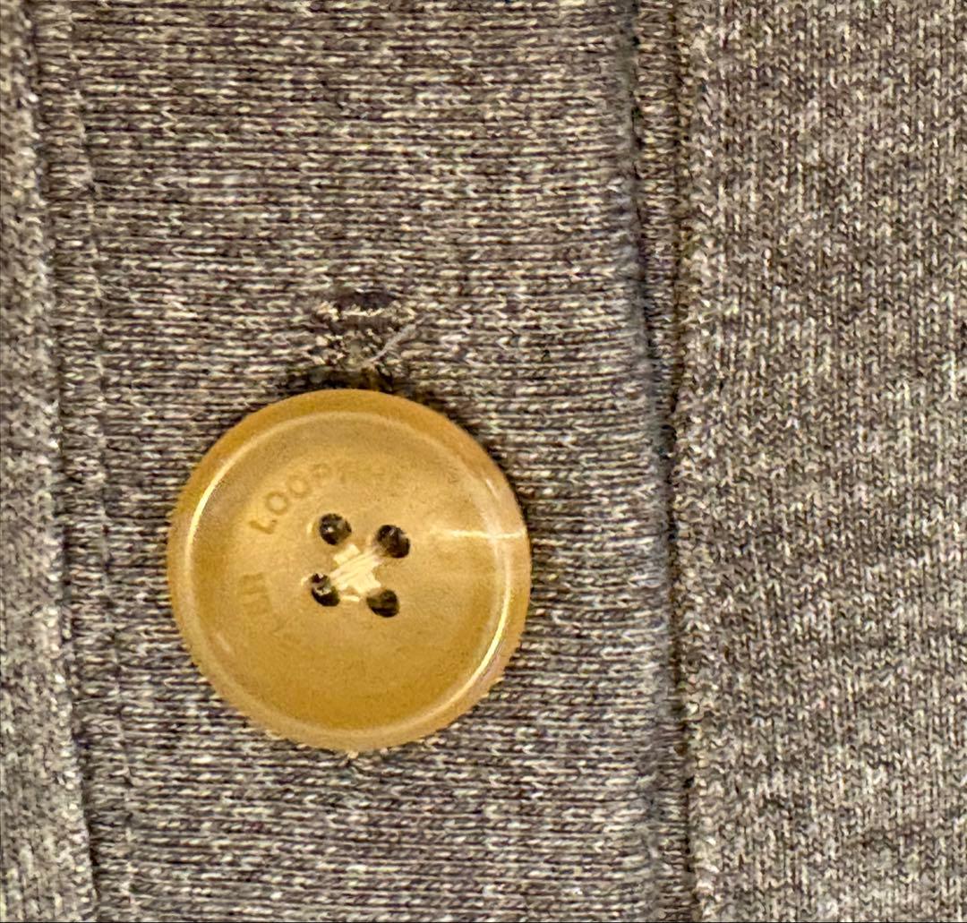 【未使用】LOOPWHEELER カシミヤ・シルク混カーディガン L受注生産限定