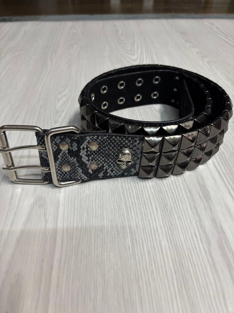 スタッズ　ベルト　SEX POT Revenge パイソン　鋲　ロックンロール