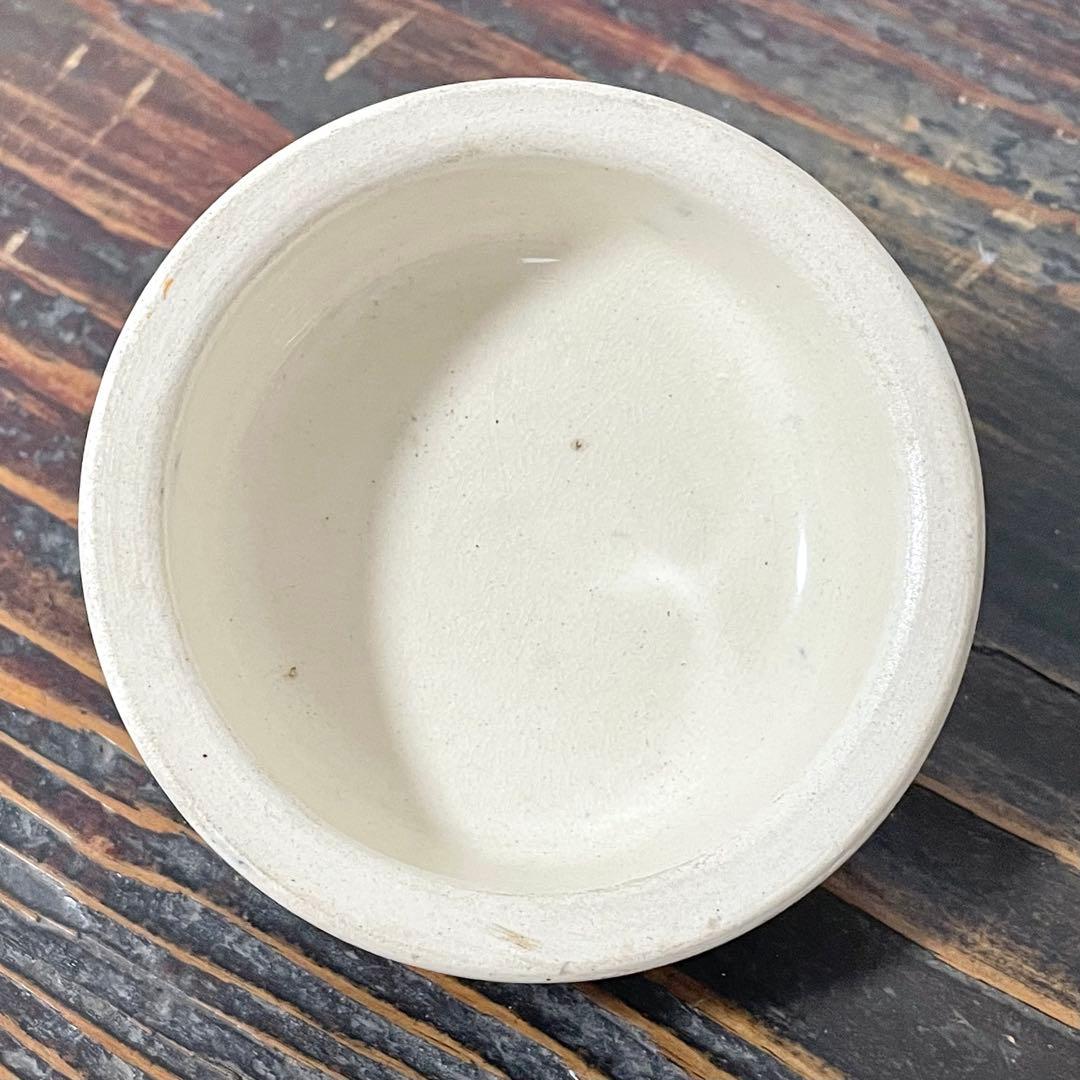 英国アンティーク キャニスター 金彩 蓋物 ふたもの 小物入れ 煙草入れ