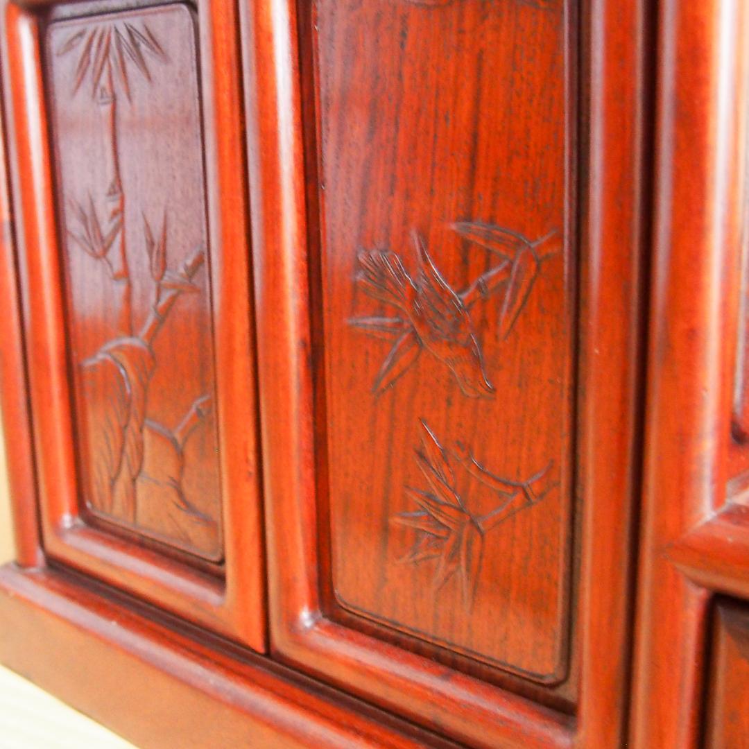 和風アンティーク 飾り棚 茶箪笥