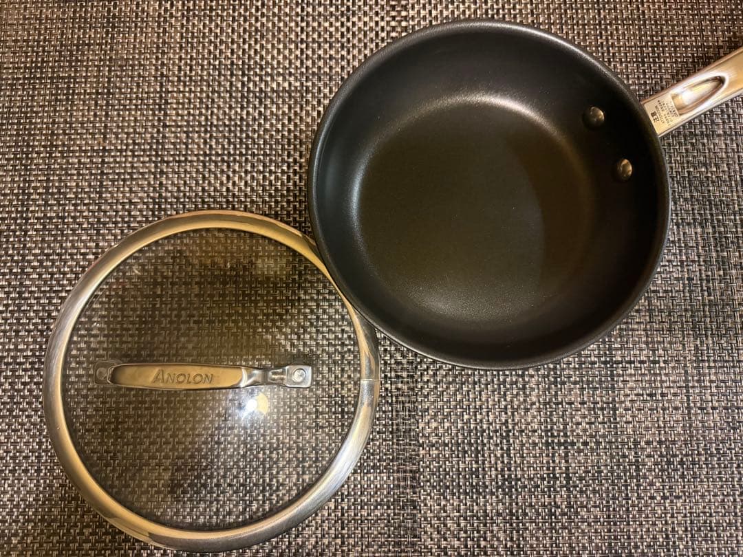 MEYER マキシム SS フライパン 20CM ANOLON ガラス蓋20CM