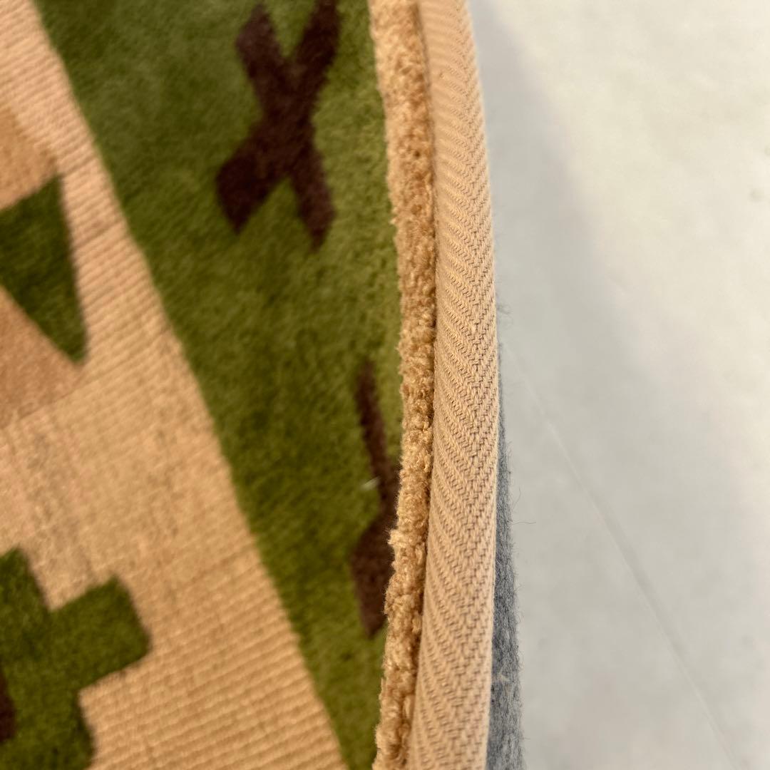 展示品☆キリム柄ラグ 低反発ラグ ふかふか 190×240cm シンプルラグ