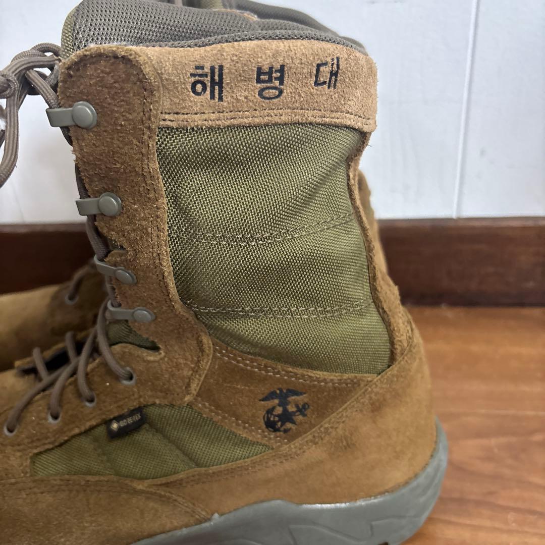美品　韓国軍　海兵隊　実物　GORE−TEX ミリタリーブーツ　28cm