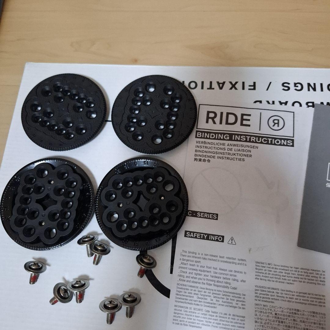 RIDE C-10 スノーボード ビンディング Mサイズ