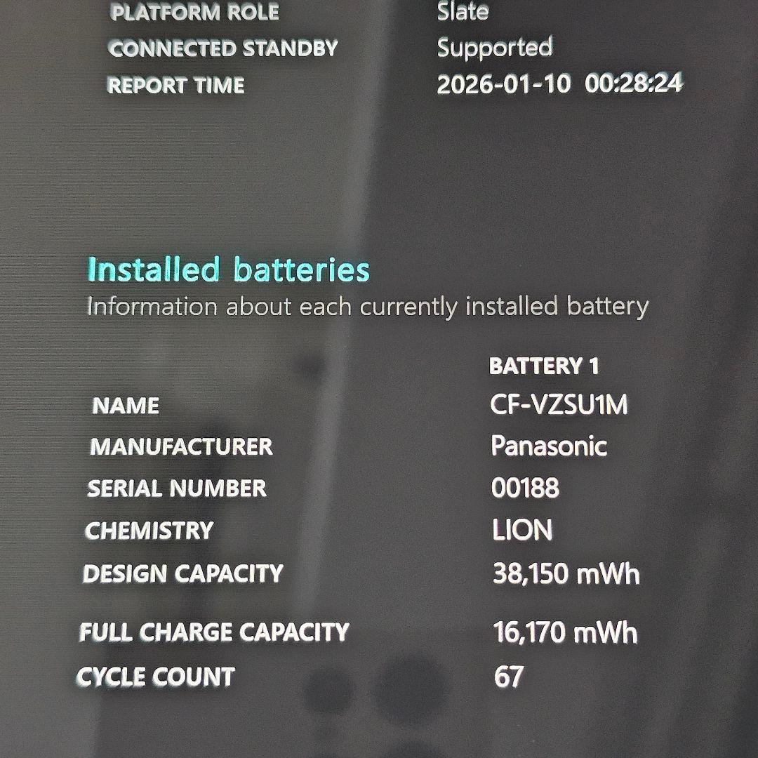 Panasonic CF-QV8／8GB／LTE／タッチパネル