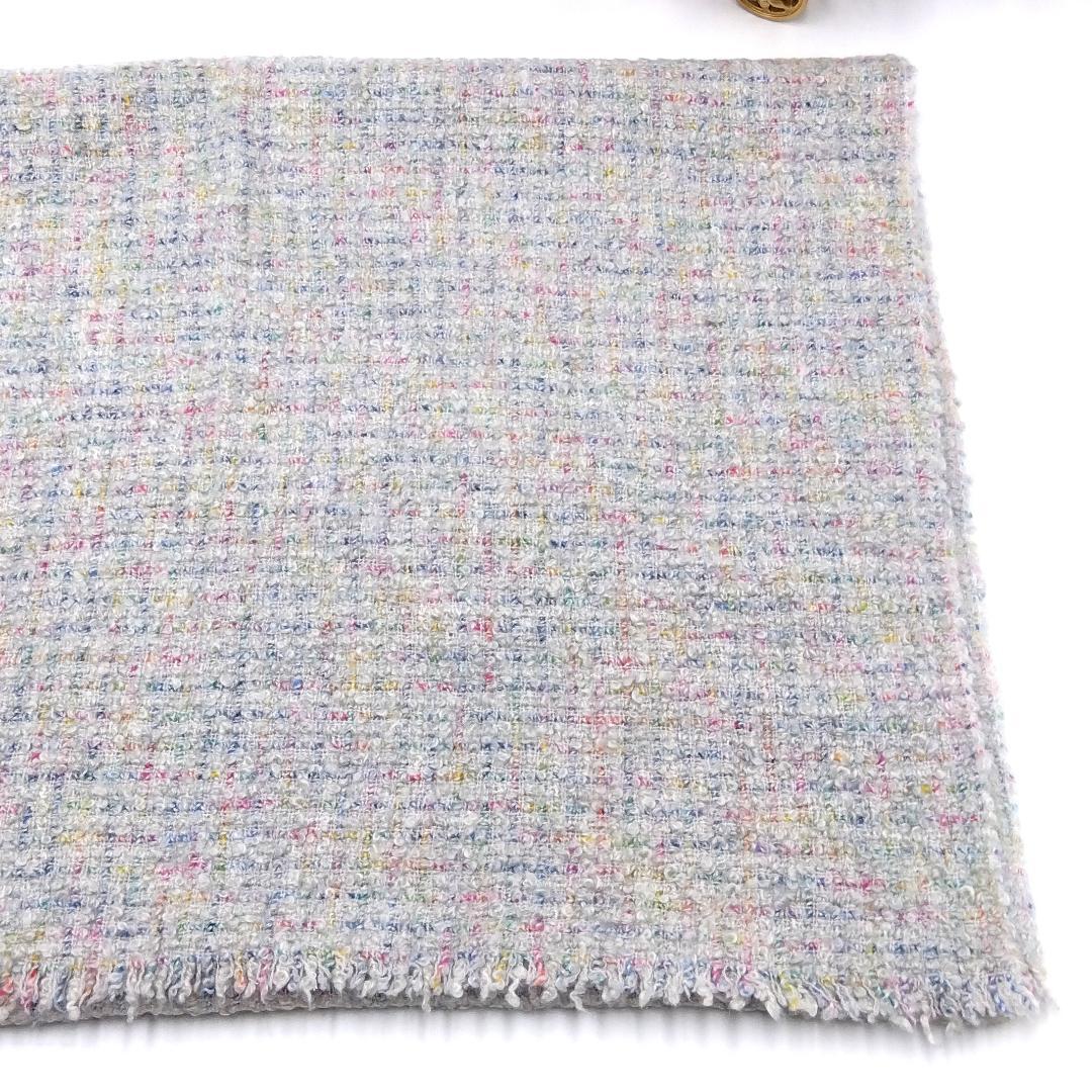 シャネル❤パステルカラー マフラー❤グレー