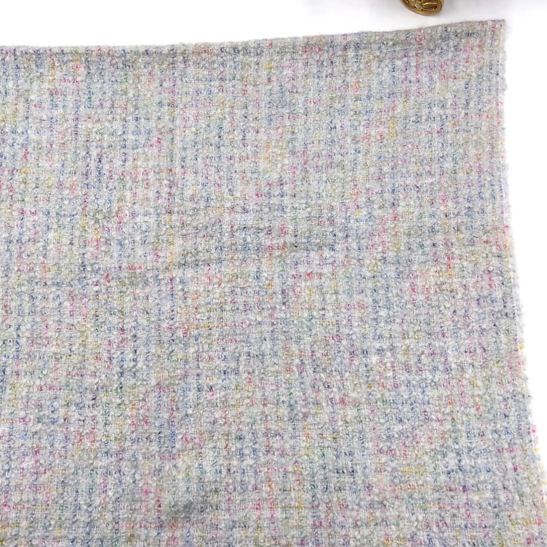 シャネル❤パステルカラー マフラー❤グレー