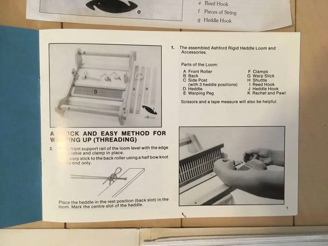 アシュフォード 手織機 60cm 未使用 rigid heddle loom