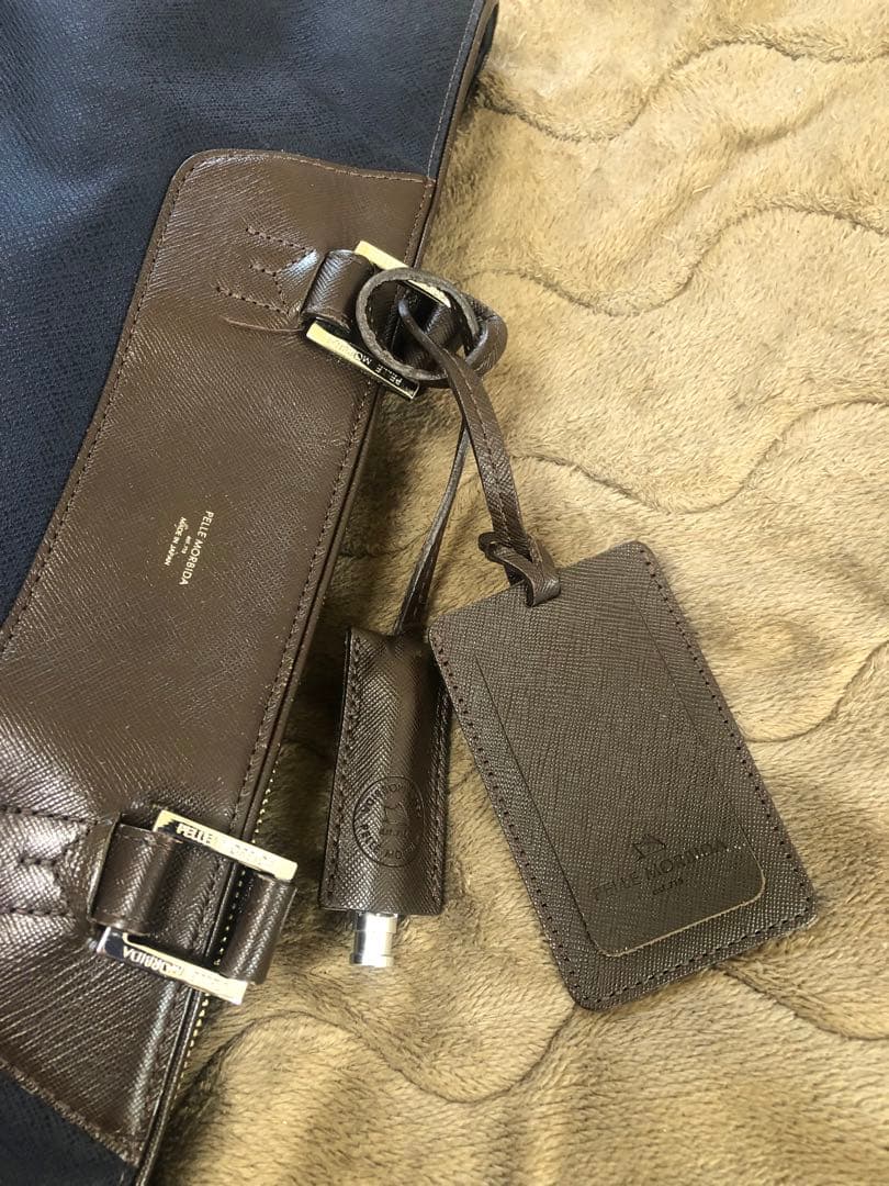 ペッレモルビダ　2way キャピターノ　メイデンボヤージュ ネイビー➕ブラウン