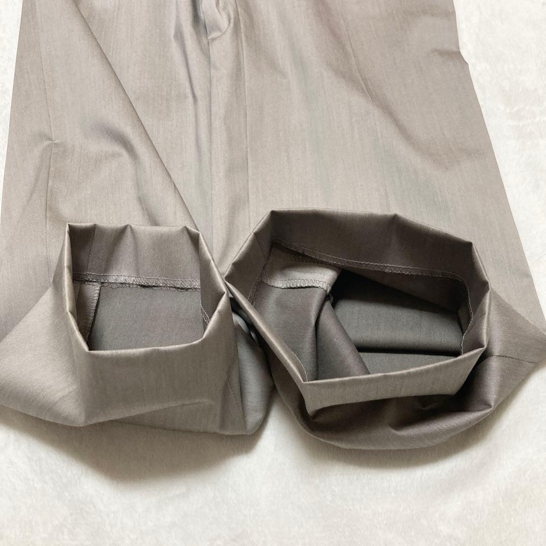 23区　大きいサイズ　ストレッチパンツスーツ　セットアップ　ライトブラウン　46