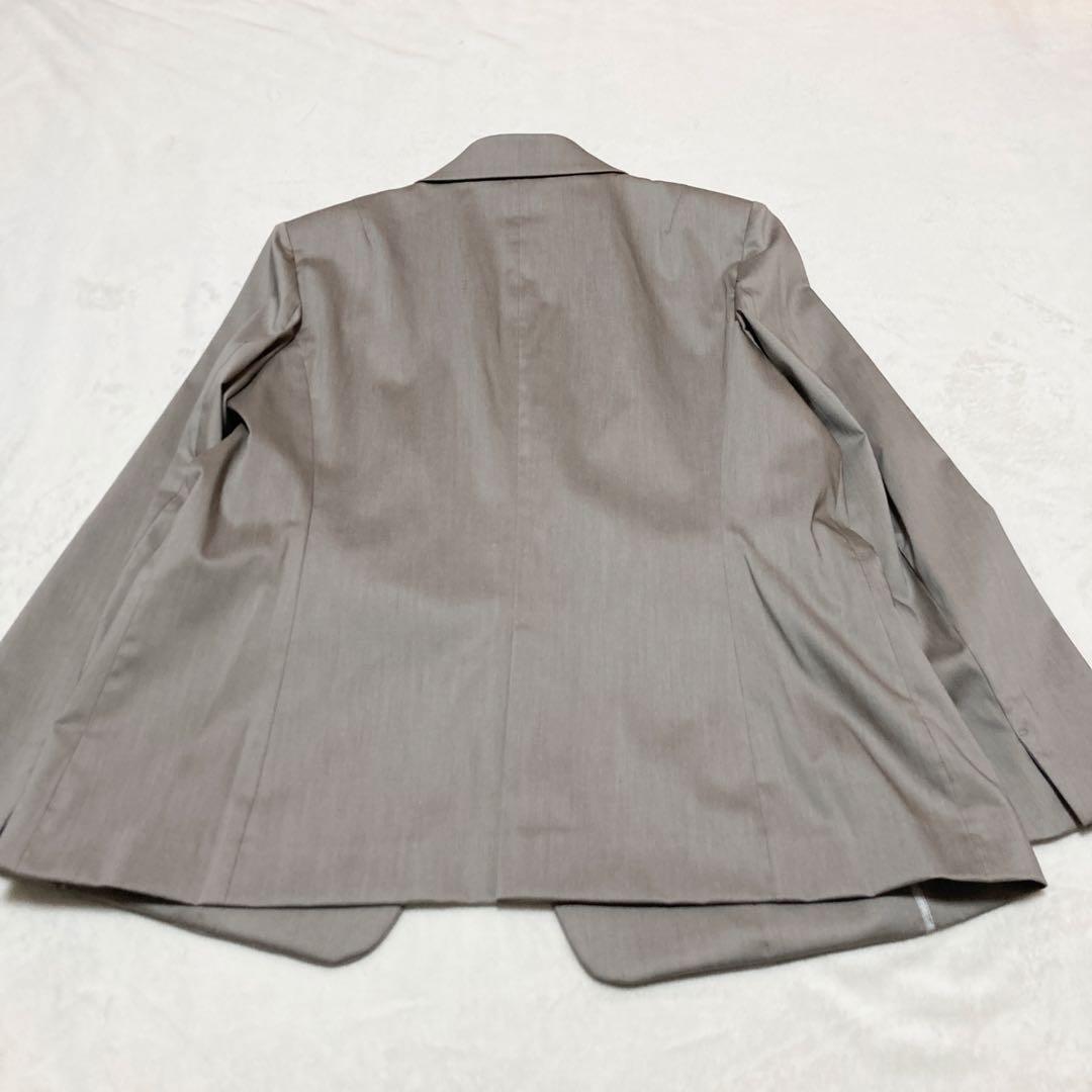 23区　大きいサイズ　ストレッチパンツスーツ　セットアップ　ライトブラウン　46
