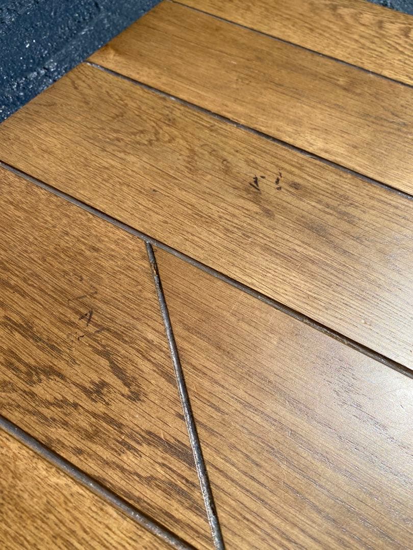 クラッシュゲート　ジプシー ダイニングテーブル138.5cm ヘリンボーン