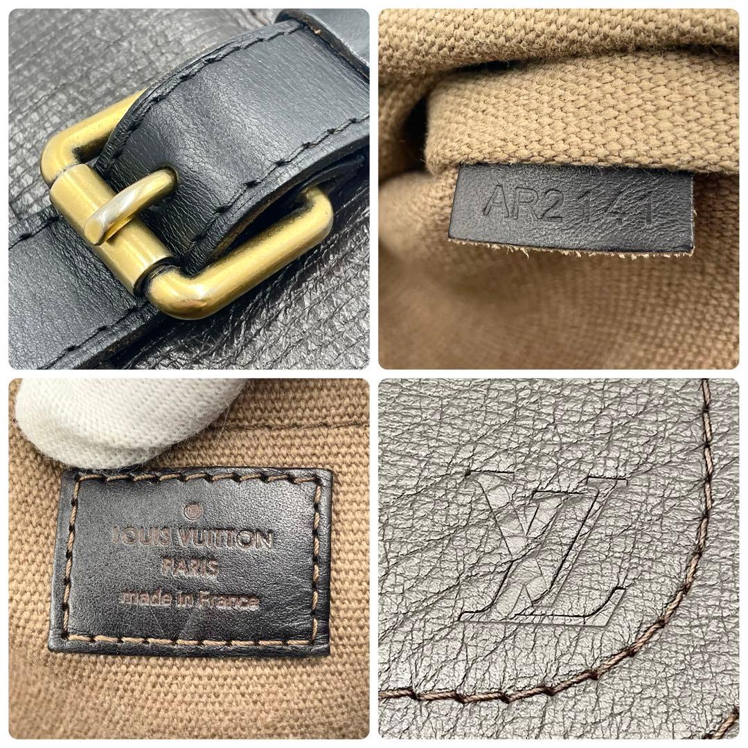 【美品】ルイヴィトン ユタ オハマ ショルダーバッグ メッセンジャー レザー