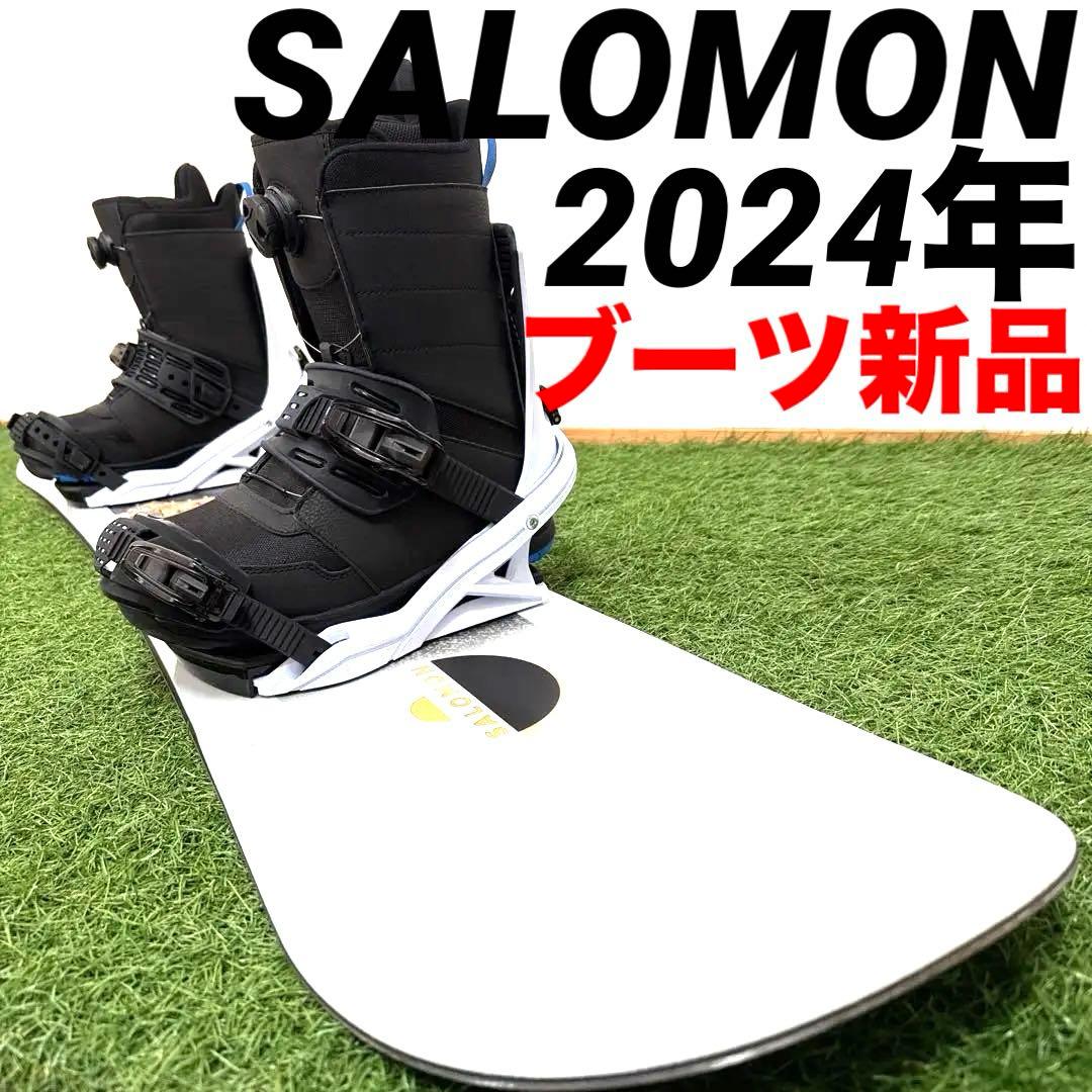 O25 超美品‼️SALOMON 152cm メンズスノーボードセット