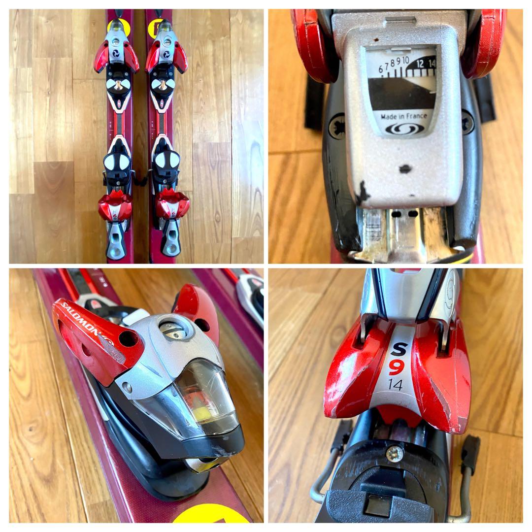 スキー4点セット SALOMON VERSE7 170cm ストック ケース付