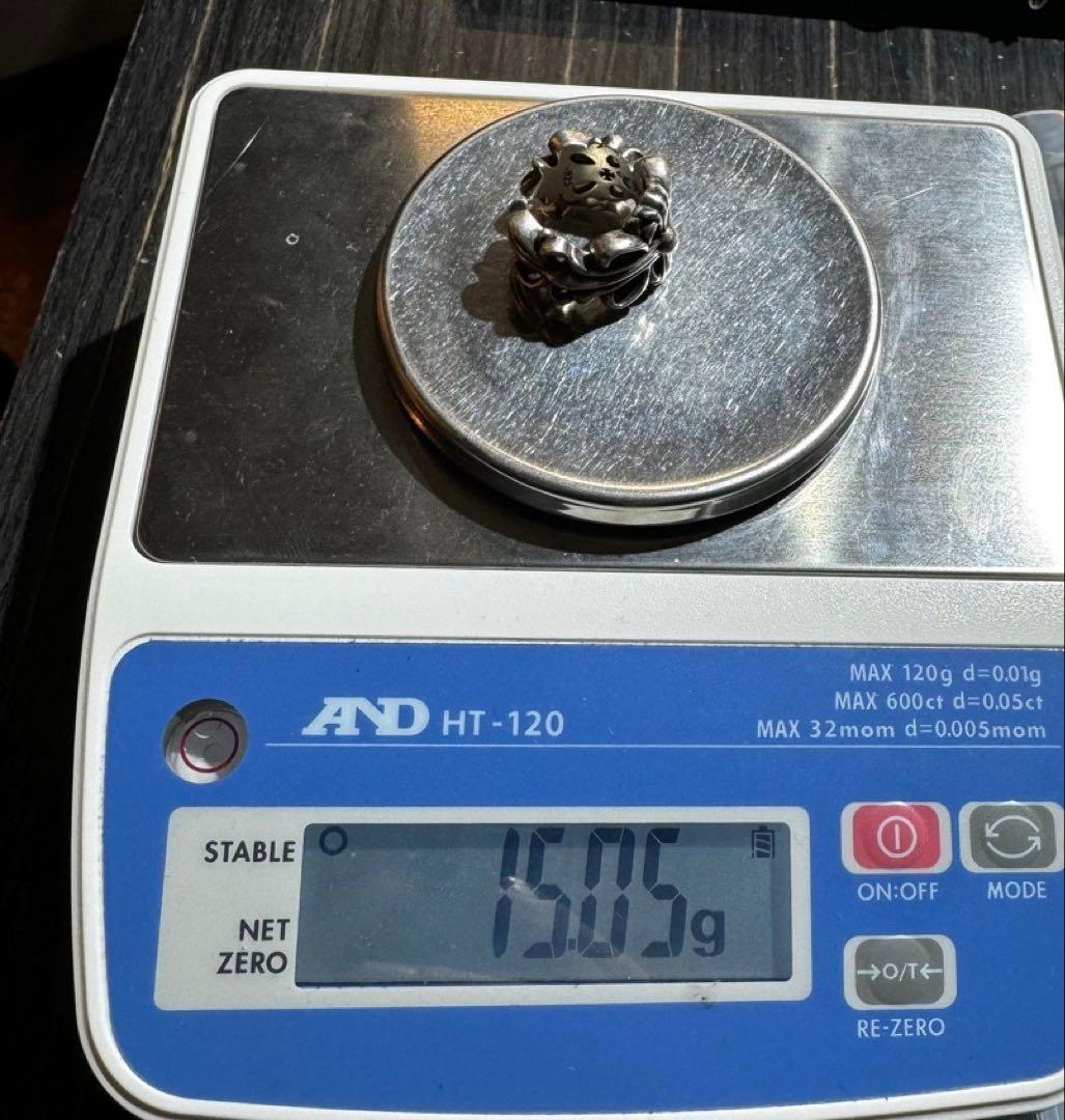 クロムハーツ ダブルフローラルクロスリング