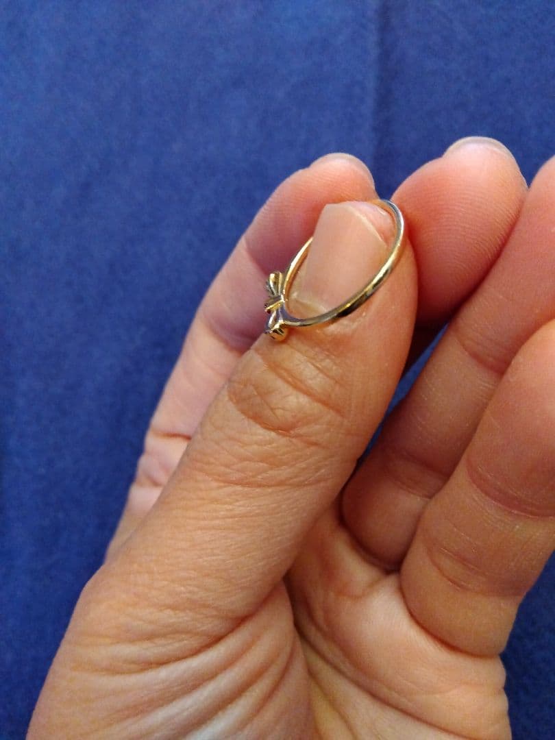 K18　スタージュエリー　PG リング　ルビー　ダイヤモンド　9号