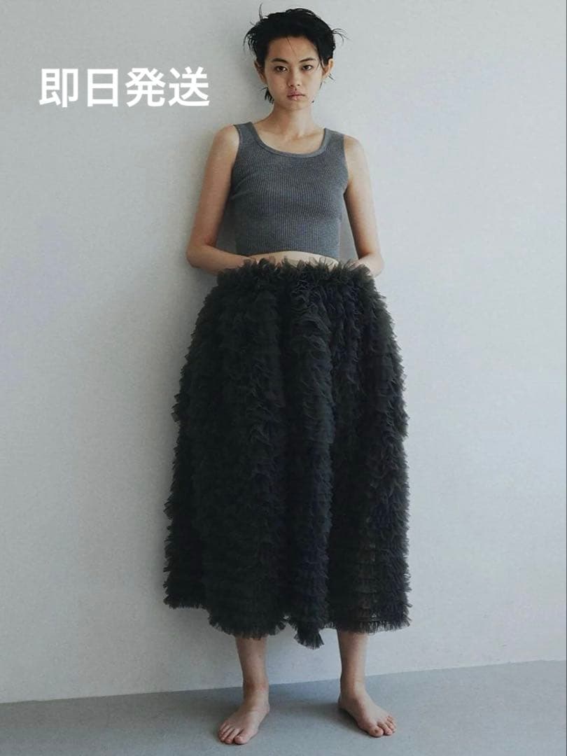 aaa　Bibiy DARLENE SHUSHU SKIRT ダークグレー