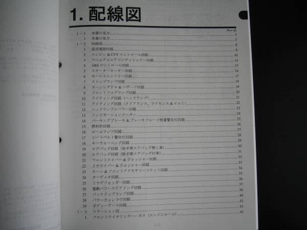 絶版品★RV1/RV2 プレオ電気配線図集(区分H対応) 2008年8月