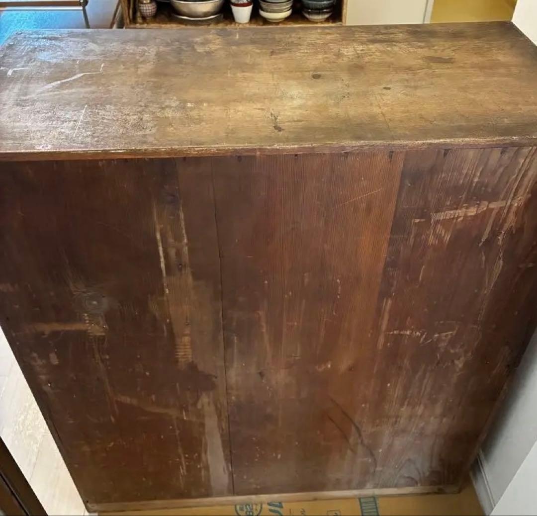 ［引き取りお値引き可能］けや木製タンス 骨董 箪笥 昭和レトロ