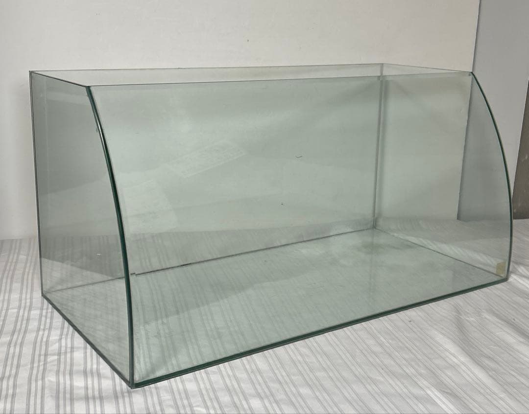 ガラス水槽 アクアシステム キュームガーデン ★曲面デザイン 熱帯魚用 透明
