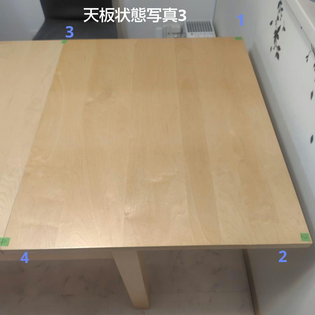 IKEA木製ダイニングテーブル, イスは直接引渡し可能な方のみ