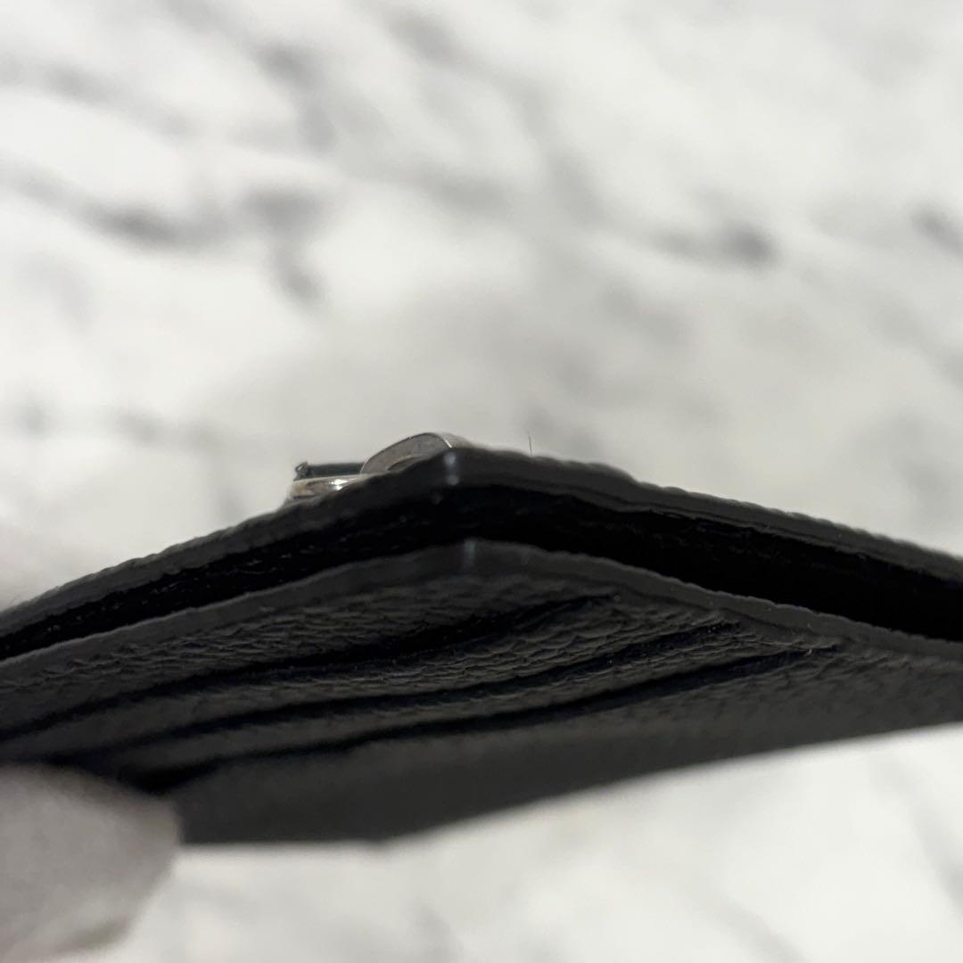 【未使用級】 ボナベンチュラ ケース カードケース レザー ブラック