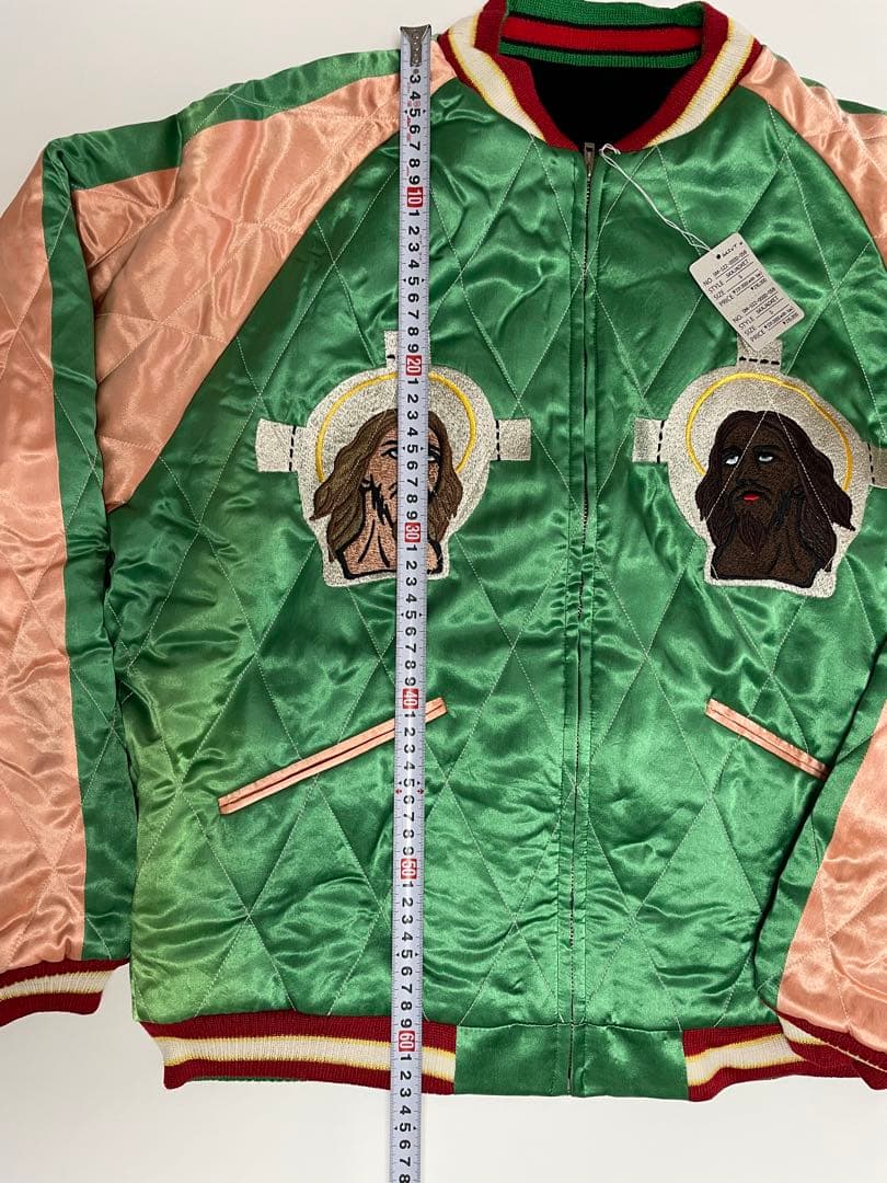 セントマイケル×デニム ティアーズ リバーシブルスカジャン　S