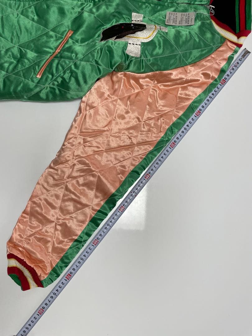 セントマイケル×デニム ティアーズ リバーシブルスカジャン　S